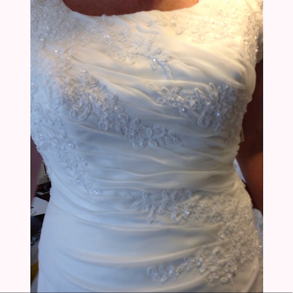 Brand New Ivory Wedding Dress - Picture 6 of 6